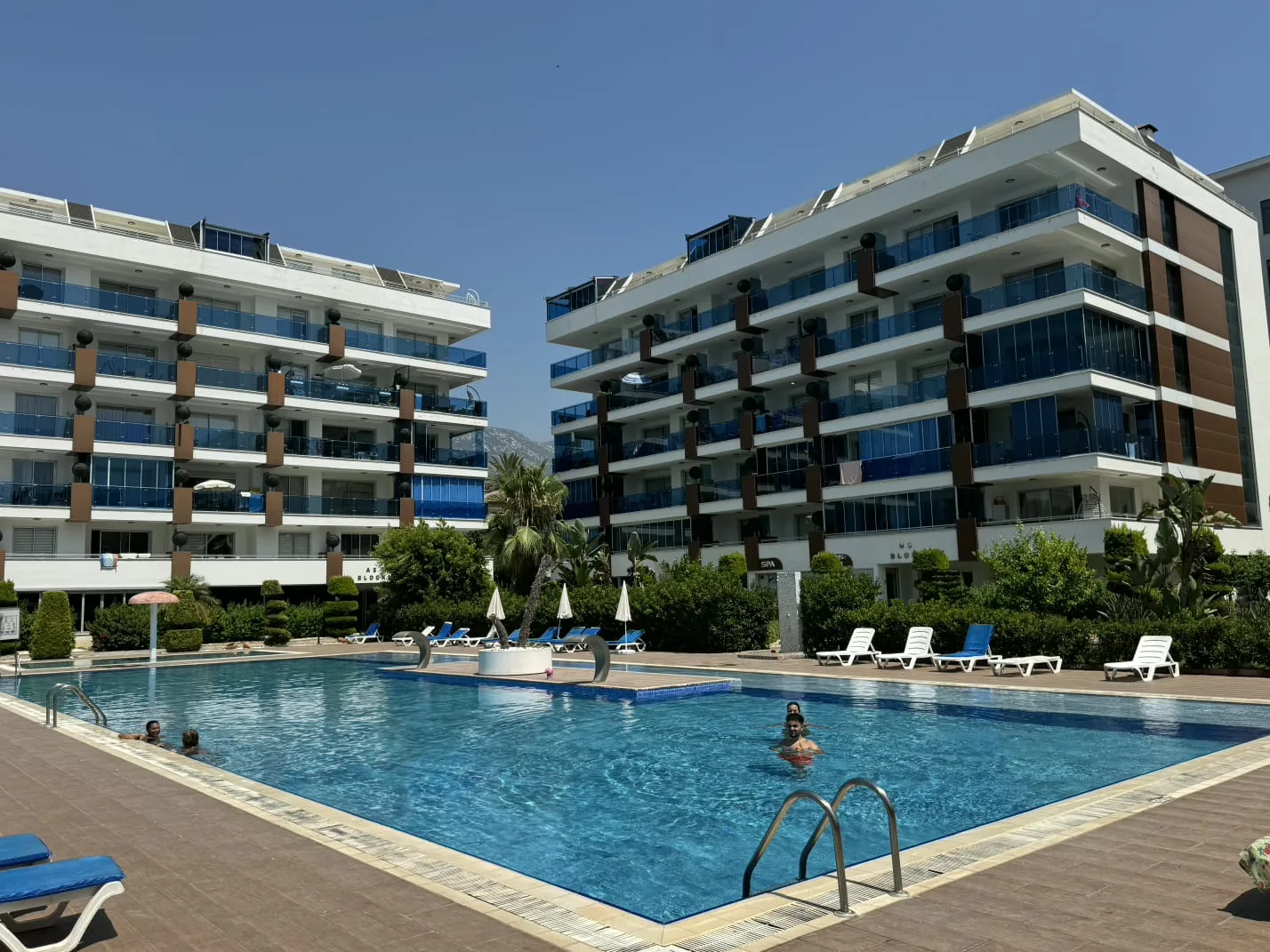Alanya Kestel Rısıng Blue Resıdence Full Aktiviteli Sitede Satılık Sıfır Daire
